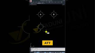 Cách tạo nhanh Block thuộc tính ATT trong AutoCAD #họcautocad #autocad #vadunishort