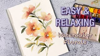 Loose And Relaxing Watercolor Florals