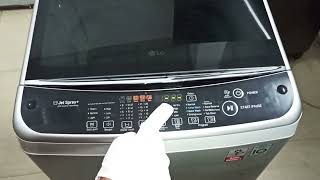 ( LG Top Load washer) how to activate Smart Diagnosis system. SDS