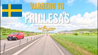 Driving in Sweden 🇸🇪 from Varberg to Frillesås in June 2024