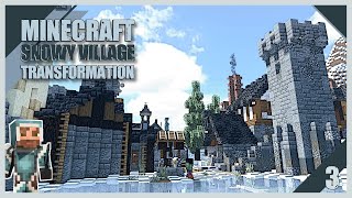 Minecraft: Transforming a Snow Village - Episode 3: Urban Area Development