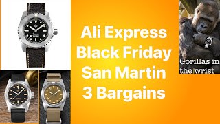 San Martin bargains in the Aliexpress Black Friday sale -24.11 - 28.11