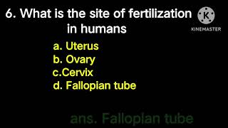 ICDS supervisor exam preparation- Home science - Reproductive system