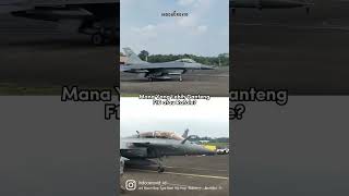 F16 atau Rafale, mana lebih ganteng? #shorts