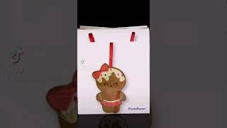 Gingerbread girl and boy Christmas tree decoration ginger man girl gift idea personalisation