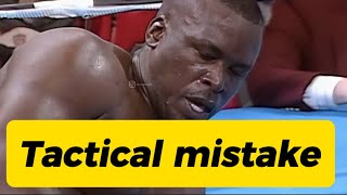 Boxing lesson. Don’t make this very basic tactical mistake.