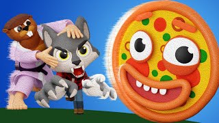 Who Will Eat the Pizza | D Billions Kids Songs