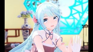 【VOCALOID MMD／4K／60FPS】Hatsune Miku【花月成双】