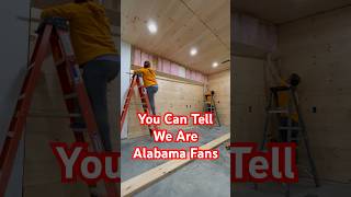 Hanging ShipLap In The Kitchen #buildingahome #construction