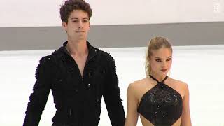 Danza rítmica de Sofía Val & Asaf Kazimov en el ISU Challenger Nebelhorn Trophy 2024