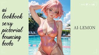 AI Art Shiny Leotard Swimsuit Lookbook | Stunning Digital Fashion