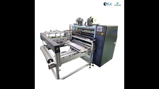 TTR ribbon cutting machine with semi automatic splice table