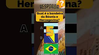 Qual é a bandeira da Bósnia e Herzegovina?