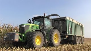 Claas Jaguar 950,Fendt 818,John Deere 7215R,6210R,New Holland T7.250 [HD]