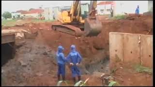 Matéria Vale TV- Rua 18 é interditada para execução de obras de ponte da Fundo de Vale