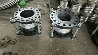 DN200 PN100 ss304 bellows expansion joint with WN flange