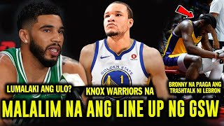 WARRIORS MAS LUMAKAS! KEVIN KNOX PUMIRMA NA! TATUM YUMAYABANG? MAY MENSAHE ANG BUONG CELTICS!