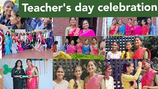 आज ऐसा हुआ क्या की teacher's day पर शिक्षकों की हो गयी लड़ाई 👊👊🙄🙄#teacher #day #celebration #2023