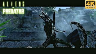 Number 6 Becomes a Queen Xenomorph - Aliens vs Predator Game 4K (Alien Ending)