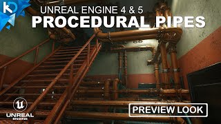 Pipe Generator (0.1) - Unreal Engine -  1/10/2021 #GameDev #UE4