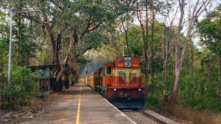 ERS WDG3A screams past beautiful Cherukara with 16325 Nilambur - Kottayam express | #indianrailways