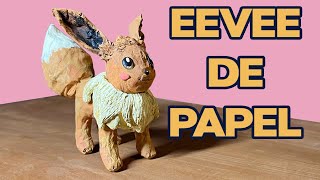 Eevee de papel | Escultura de pokemon