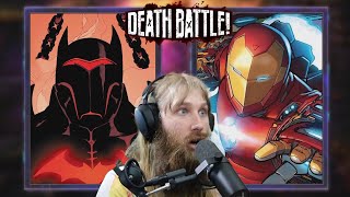 Ryan Reacts to Batman VS Iron Man (DC VS Marvel) - DEATH BATTLE!