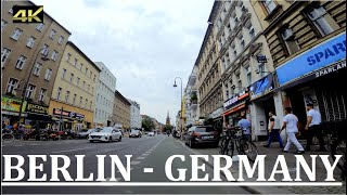 [4K] Berlin Cycling | Radtour entlang der Karl-Marx-Straße bei Abend | Heiße Sommernacht