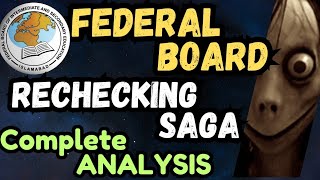 Federal Board Rechecking Analysis