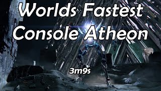 Destiny 2 Former Worlds Fastest Console Atheon (3m9s)