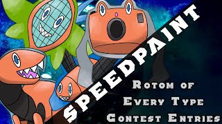 Rotom of Every Type Contest Entries | Pokemon Speedpaint