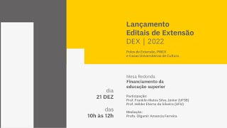 Lançamento de Editais DEX 2022