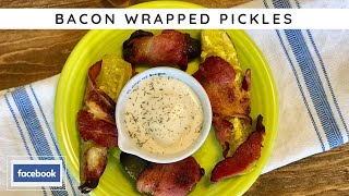 Bacon Wrapped Pickles | RecipesTested