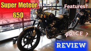 Car जैसी Power और Features । 2024 Royal Enfield Super Meteor 650 Review | Wheelsaddict.