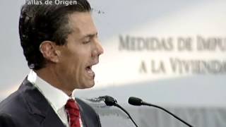 PEÑA NIETO BUSCA IMPULSAR CRÉDITO DE VIVIENDA