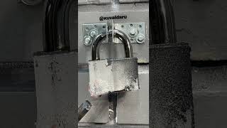 Padlock against gas burner