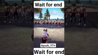 WAIT FOR END 🤔 || free fire funny video || FF editing . #freefire #shortsfeed #tgrnrz