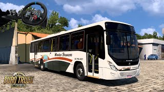 Atualização Mapa Rotas Brasil Novo Trecho e Fazenda com Ônibus Marcopolo New Torino ets2