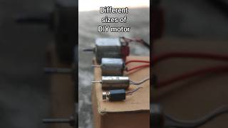 DIY DC MOTOR || Different sizes of dc motor (4) || motor collection #RealizeAtoZ #shorts #motor