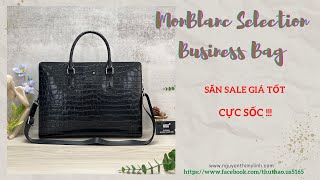 Cặp vân da cá sấu Monblanc Business Bag