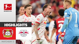 It Happened! Leipzig Beat The Champion! | Bayer Leverkusen - RB Leipzig 2-3 | Highlights | MD 2