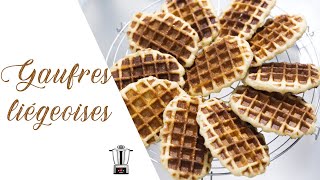 GAUFRES LIÉGEOISES BRIOCHÉE AU COOK EXPERT - Pâtis-sons -