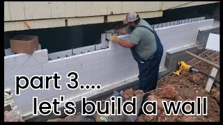 Part 3 | Wall Gets Poured | 100 year old house gets the stone foundation repaired | DeAnna Loudon