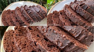 Chocolate Pound Cake Recipe without Oven ||২টি ডিম দিয়ে চুলায় তৈরি চকলেট পাউন্ড কেক রেসিপি ||