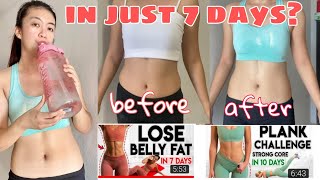 FLAT STOMACH AFTER 7 DAYS| I tried Lilly Sabri's Ab Workout for 7 days!