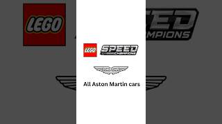 All LEGO speed champions Aston Martin cars #shorts