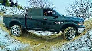 БЕЗБАШЕННЫЙ DODGE RAM, БРУТАЛЬНЫЙ JEEP RUBICON, ЧЕТКИЙ JIMNY, ПУШКА AUDI Q7 и др. на бездорожье.