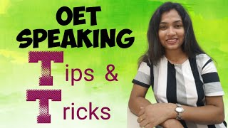 OET Speaking tips