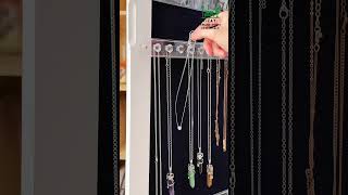 Rotating Jewelry & Makeup Organizer! #jewelryorganizer #vanity #makeupvanity #shorts