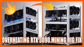 We Fixed Our Overheating RTX 3090 Nvidia Build & Increased Our Farm by 72 MH/s